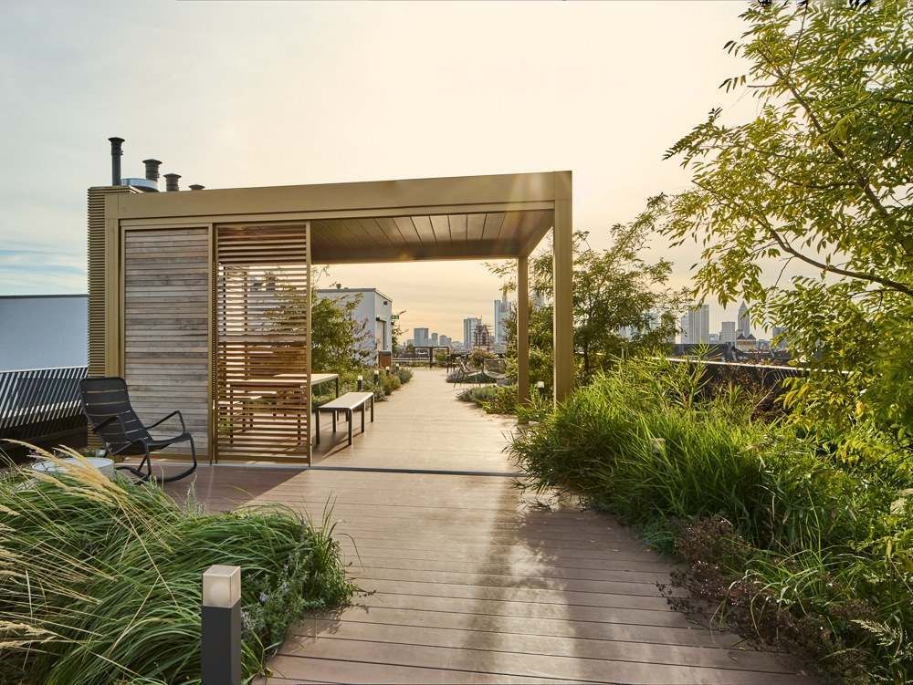 Dachterrasse mit Sitzbereich